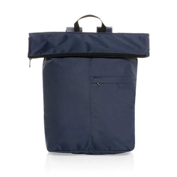  Dillon AWARE™ RPET lighweight foldable backpack - XD Collection navy
