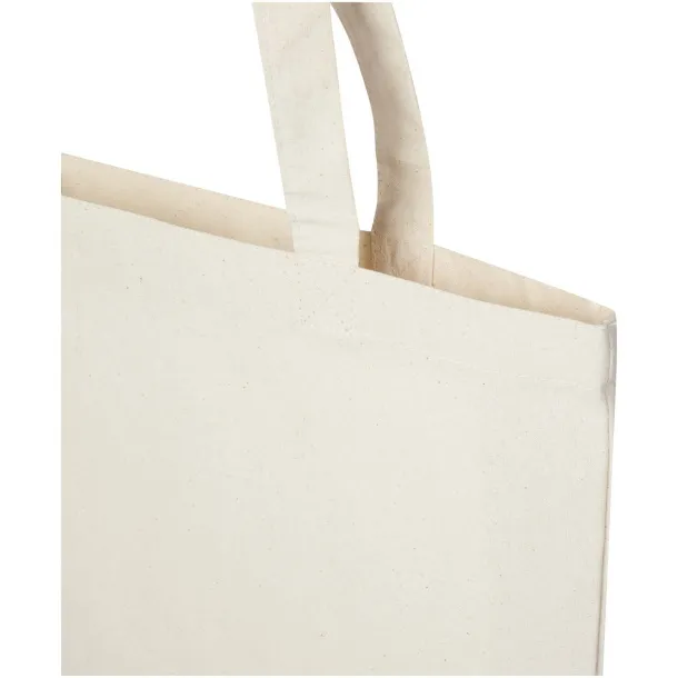 Orissa 180 g/m² organic wide bottom tote bag 11L Natural