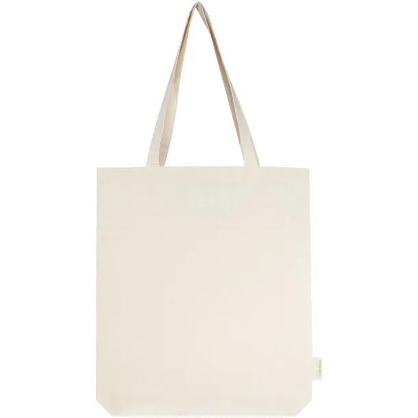 Orissa 180 g/m² organic wide bottom tote bag 11L Natural