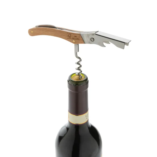  FSC® wooden Corkscrew - XD Collection Brown 