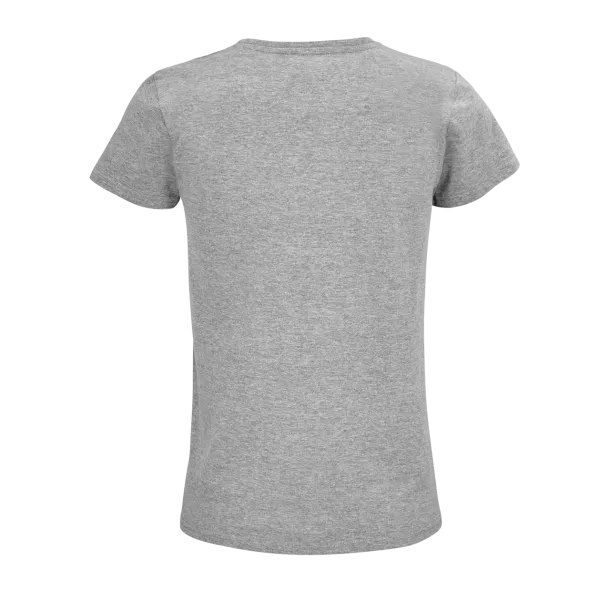 SOL'S PIONEER WOMEN - ROUND-NECK FITTED JERSEY T-SHIRT - SOL'S Grey Melange