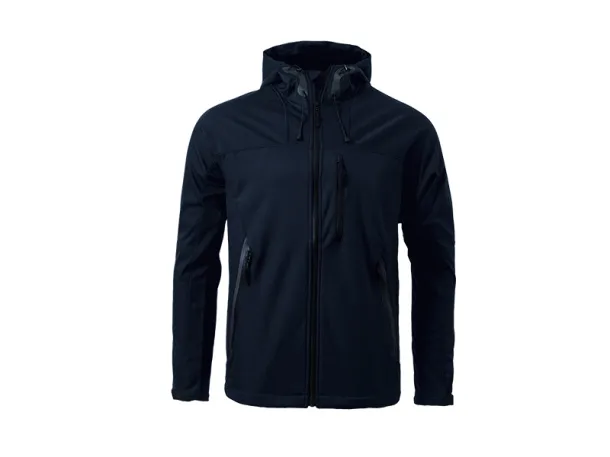 BLACK PEAK men’s softshell jacket with hood - EXPLODE Blue