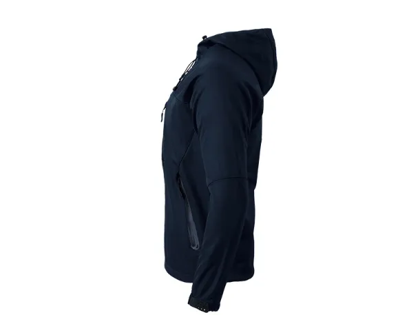 BLACK PEAK men’s softshell jacket with hood - EXPLODE Blue