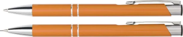 Zahir Aluminium writing set  orange