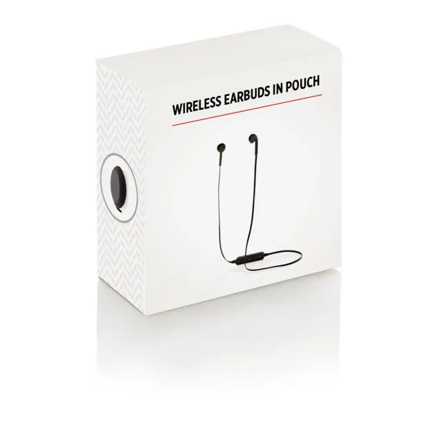  Wireless earbuds in pouch - XD Collection Black