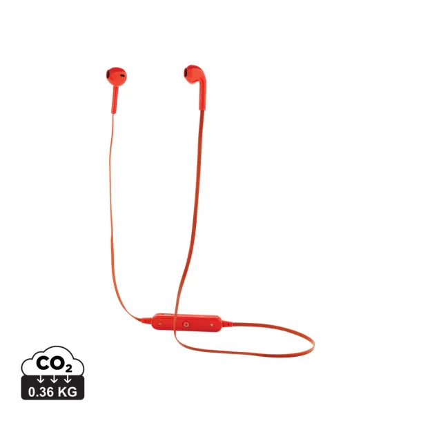  Wireless earbuds in pouch - XD Collection Red 