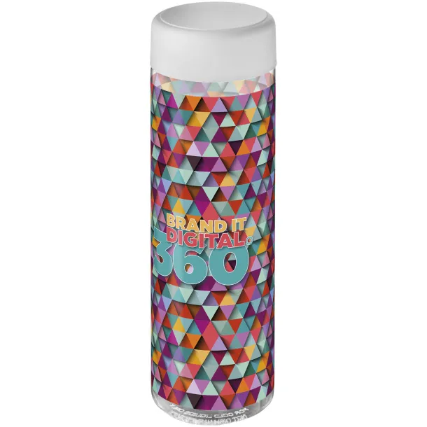 H2O Vibe 850 ml screw cap water bottle White White