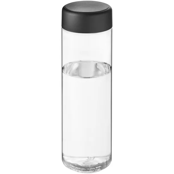 H2O Vibe 850 ml screw cap water bottle - Unbranded White Solid black