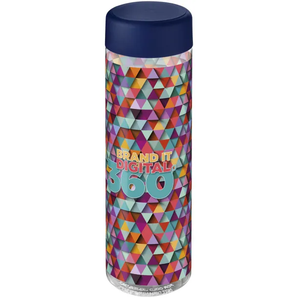 H2O Vibe 850 ml screw cap water bottle - Unbranded White Blue