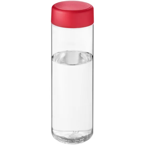 H2O Vibe 850 ml screw cap water bottle - Unbranded White Red