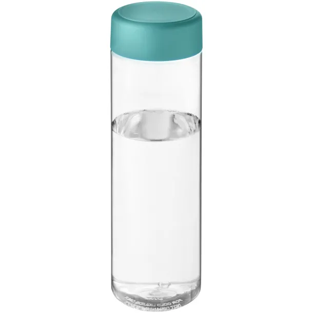 H2O Vibe 850 ml screw cap water bottle - Unbranded White Aqua blue