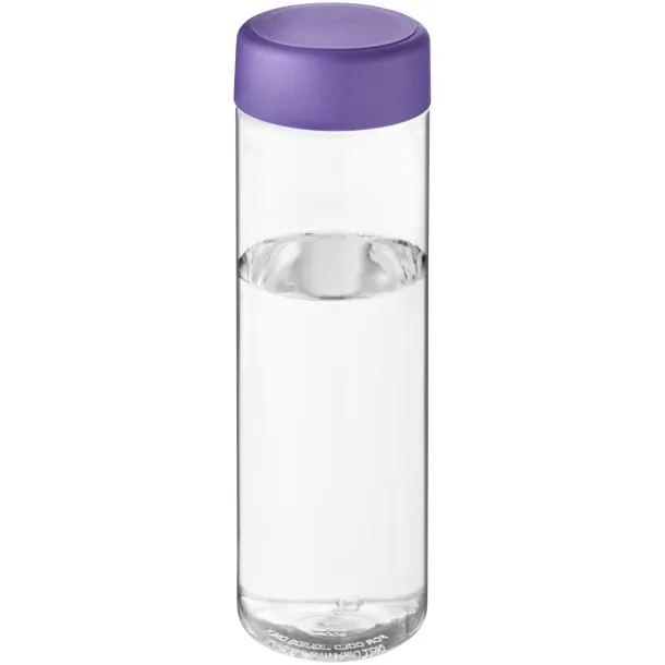 H2O Vibe 850 ml screw cap water bottle - Unbranded White Purple