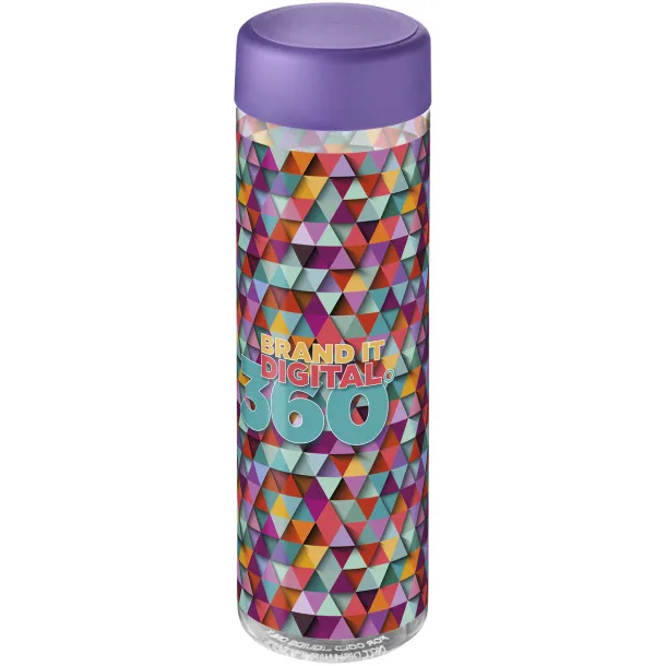 H2O Vibe 850 ml screw cap water bottle - Unbranded White Purple