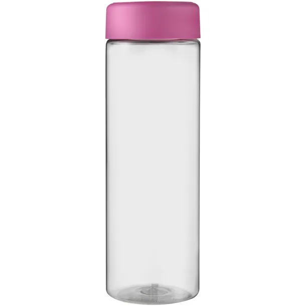 H2O Vibe 850 ml screw cap water bottle - Unbranded White Transparent pink