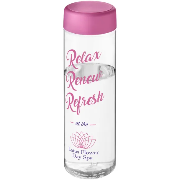 H2O Vibe boca za vodu s navojnim čepom, 850 ml Bijela Pink