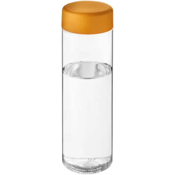 H2O Vibe 850 ml screw cap water bottle - Unbranded White Orange