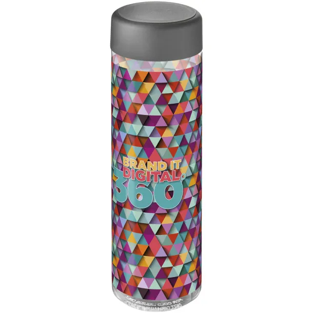 H2O Vibe 850 ml screw cap water bottle - Unbranded White Storm grey