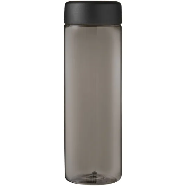 H2O Vibe 850 ml screw cap water bottle Charcoal Solid black