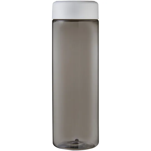 H2O Vibe 850 ml screw cap water bottle Charcoal White