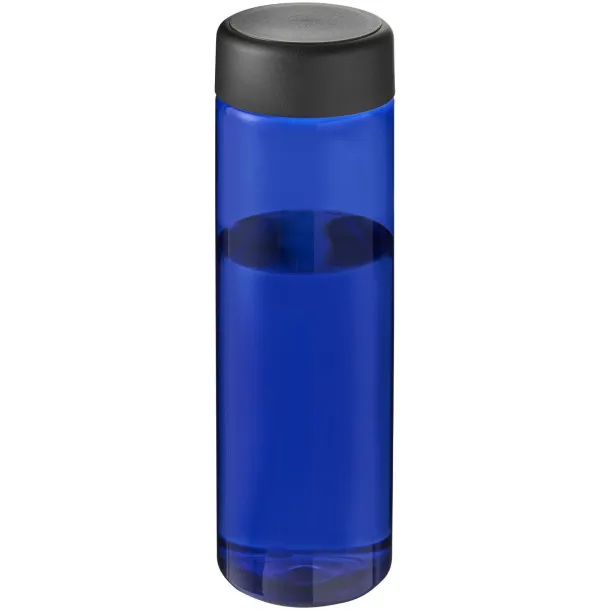 H2O Vibe 850 ml screw cap water bottle Blue Solid black