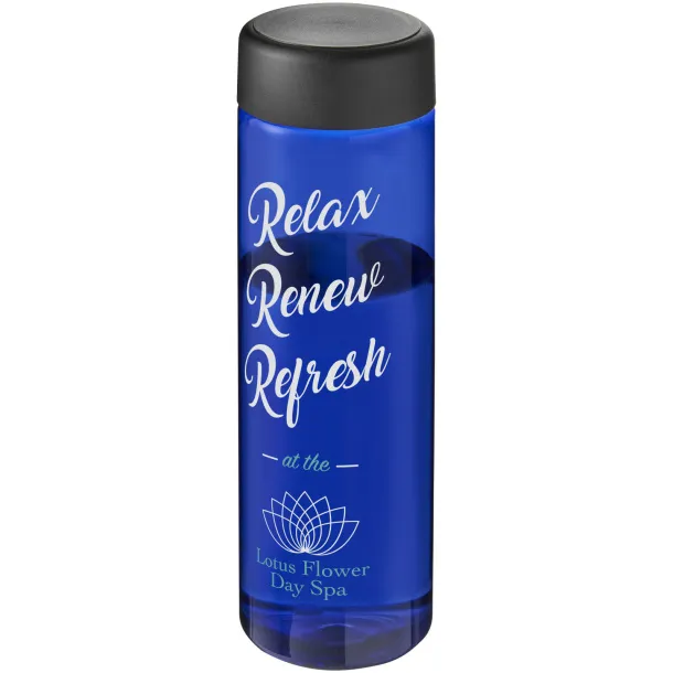 H2O Vibe 850 ml screw cap water bottle Blue Crna