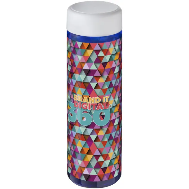 H2O Vibe 850 ml screw cap water bottle Blue White