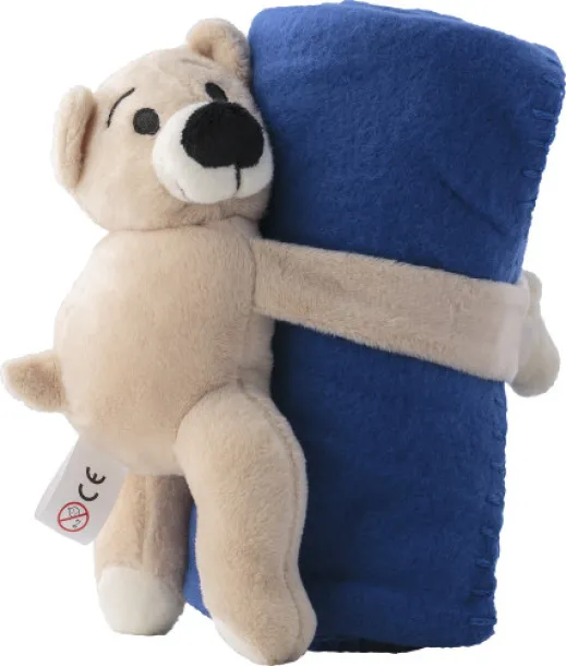 Owen Plush toy bear with fleece blanket 