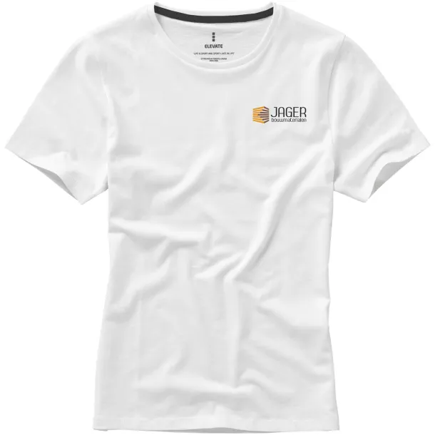 Nanaimo ženska majica kratkih rukava, 160 g/m² - Elevate Life Bijela