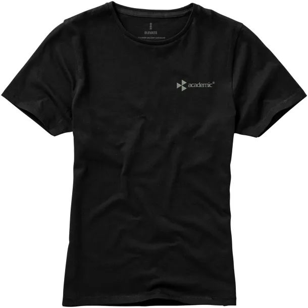Nanaimo short sleeve women's T-shirt - Elevate Life Crna