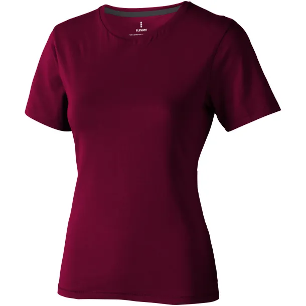 Nanaimo short sleeve women's T-shirt - Elevate Life Burgundy