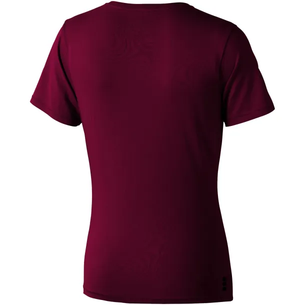 Nanaimo short sleeve women's T-shirt - Elevate Life Burgundy