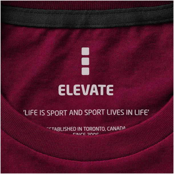 Nanaimo ženska majica kratkih rukava - Elevate Life Bordo