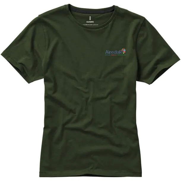 Nanaimo short sleeve women's T-shirt - Elevate Life Army green