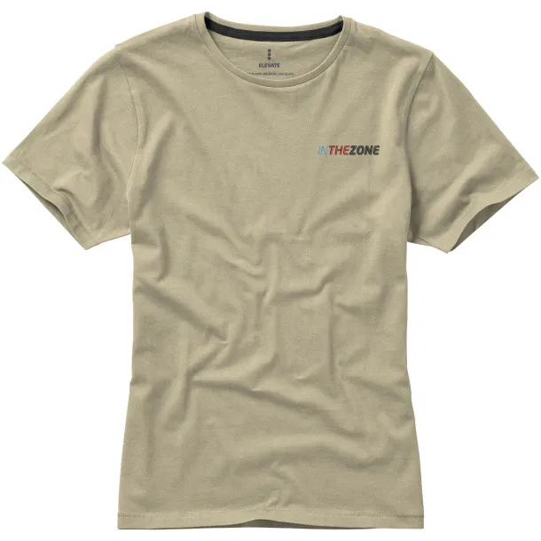 Nanaimo short sleeve women's T-shirt - Elevate Life Khaki