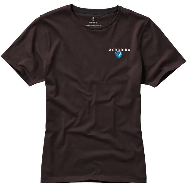 Nanaimo short sleeve women's T-shirt - Elevate Life Chocolate brown