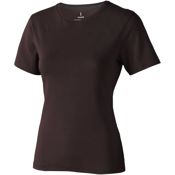 Nanaimo short sleeve women's T-shirt - Elevate Life Chocolate brown