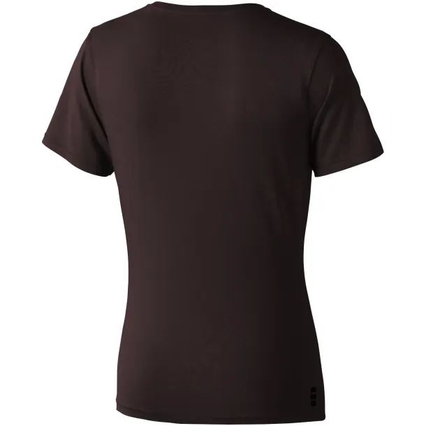 Nanaimo short sleeve women's T-shirt - Elevate Life Chocolate brown