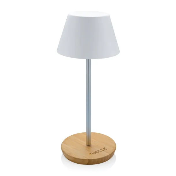  Pure Glow RCS usb-rechargeable recycled plastic table lamp - XD Collection White 