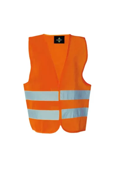  SAFETY VEST FOR KIDS \"AARHUS\" - Korntex Orange