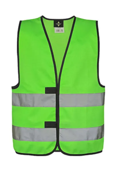  SAFETY VEST FOR KIDS \"AARHUS\" - Korntex Neon Green