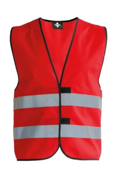  SAFETY VEST FOR KIDS \"AARHUS\" - Korntex Red