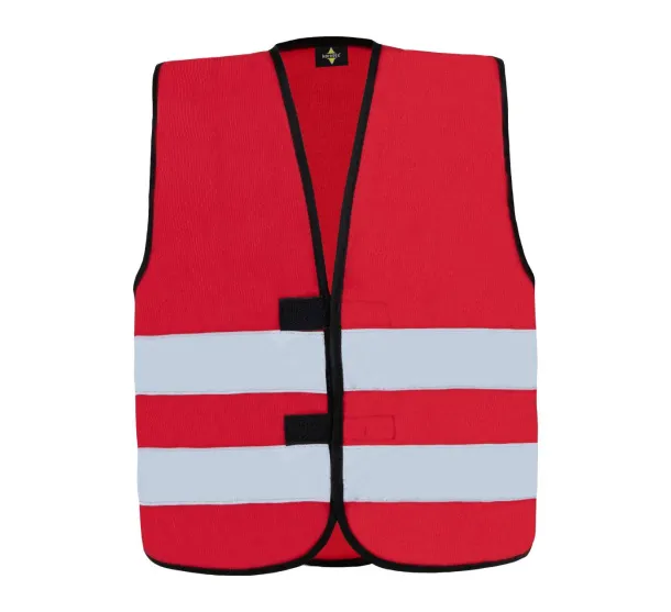  SAFETY VEST FOR KIDS \"AARHUS\" - Korntex Red