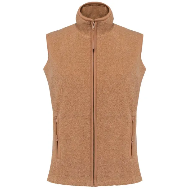 MELODIE LADIES' MICRO FLEECE GILET - Kariban Camel Heather