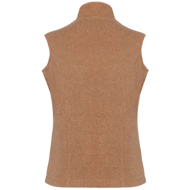 MELODIE LADIES' MICRO FLEECE GILET - Kariban Camel Heather