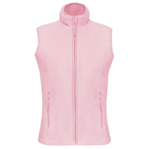 MELODIE LADIES' MICRO FLEECE GILET - Kariban Pale Pink