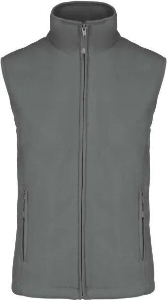 MELODIE LADIES' MICRO FLEECE GILET - Kariban Tamno siva