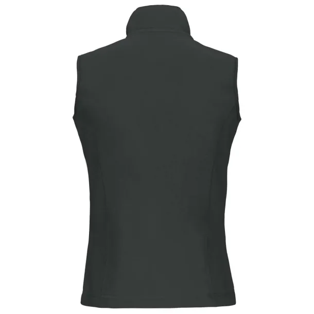 MELODIE LADIES' MICRO FLEECE GILET - Kariban Tamno siva