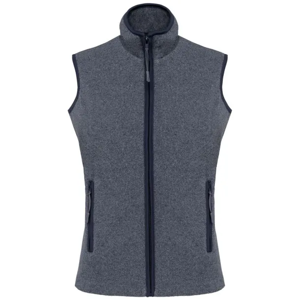 MELODIE LADIES' MICRO FLEECE GILET - Kariban French Navy Heather