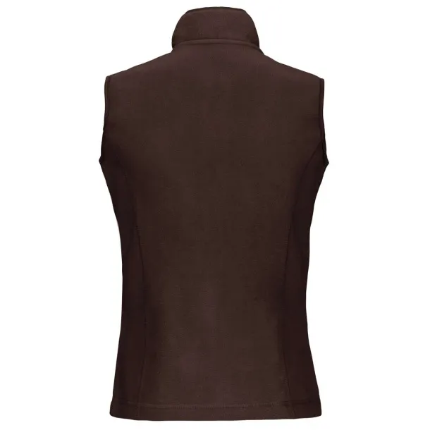 MELODIE LADIES' MICRO FLEECE GILET - Kariban Chocolate