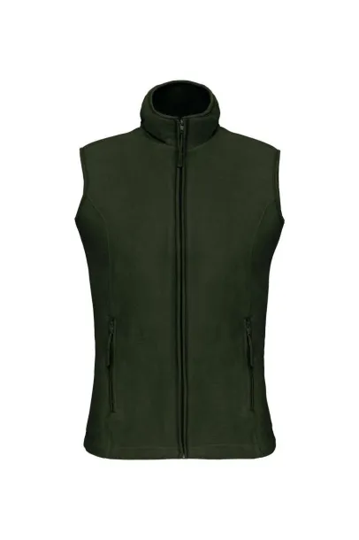 MELODIE LADIES' MICRO FLEECE GILET - Kariban Šumski zelena